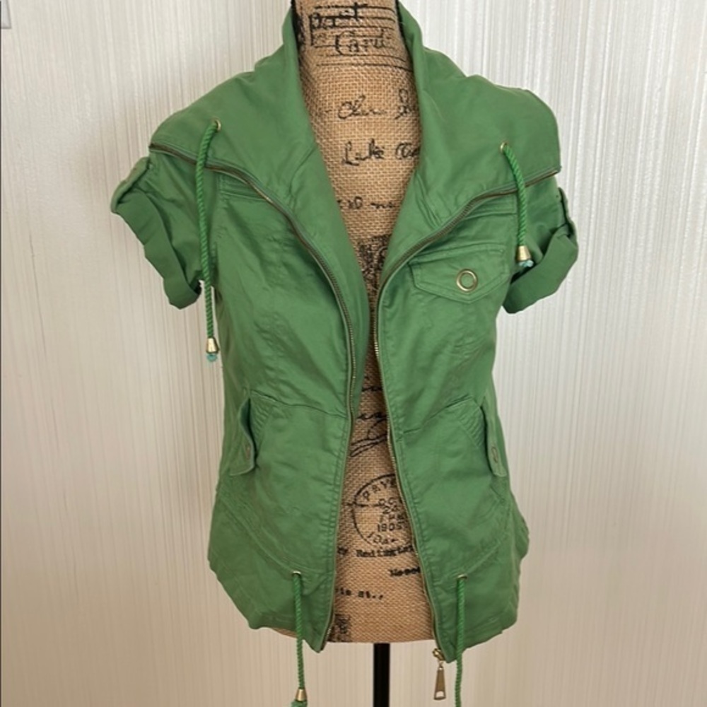 Ami Green Utility Jacket for Women